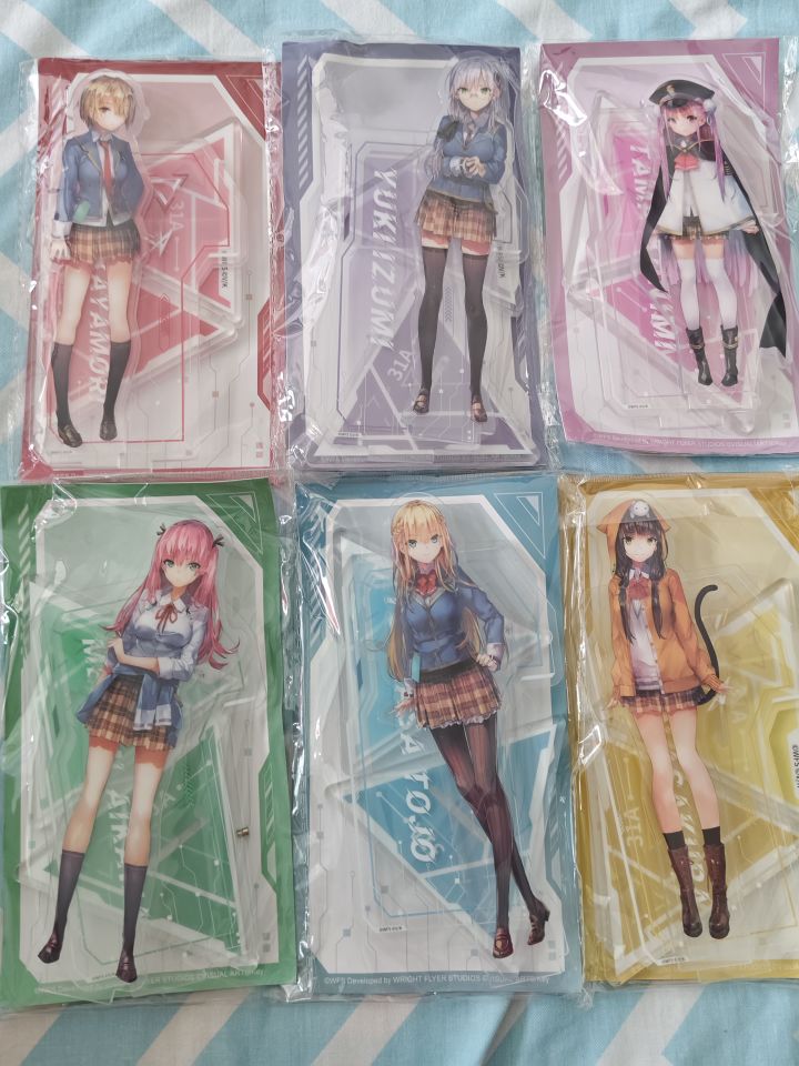 晒晒刚到的31A部队联动立牌周边截图