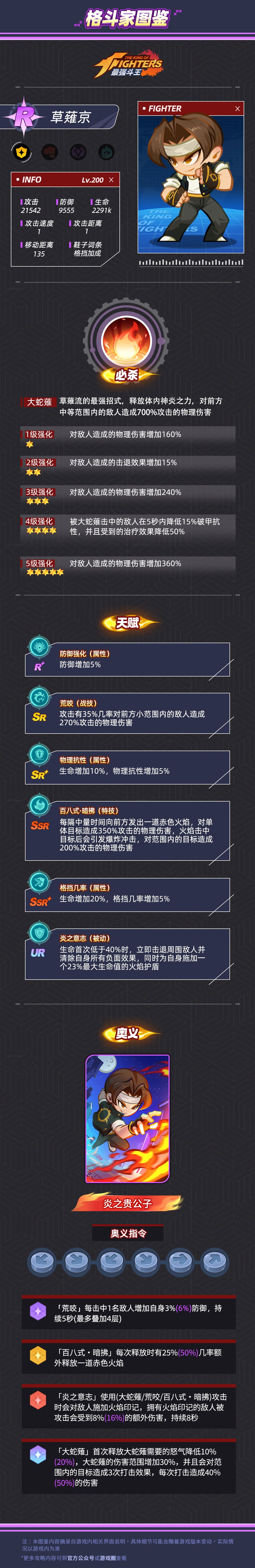 格斗家图鉴|御守-R-草薙京截图