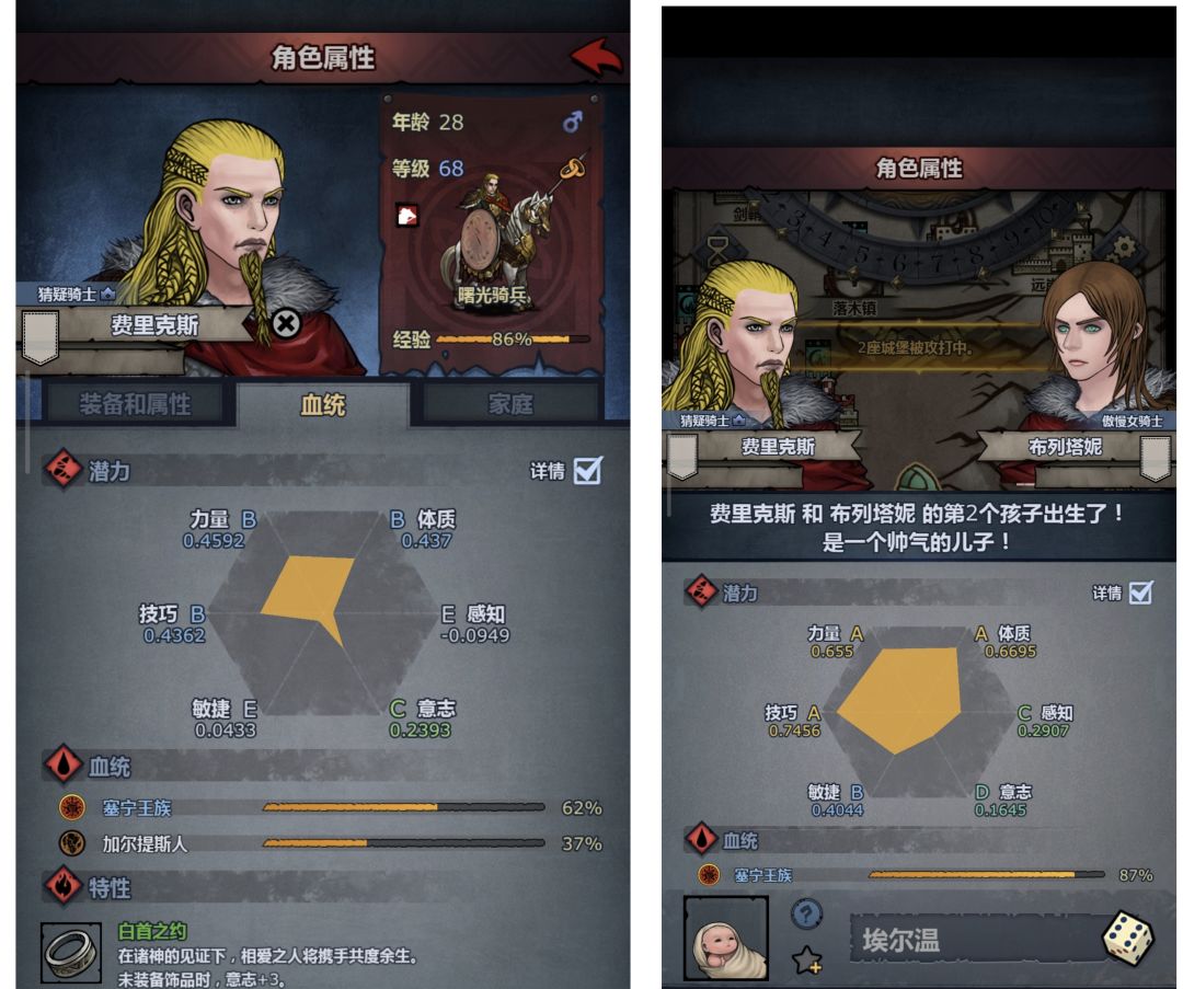 关于变异血统的问题 2