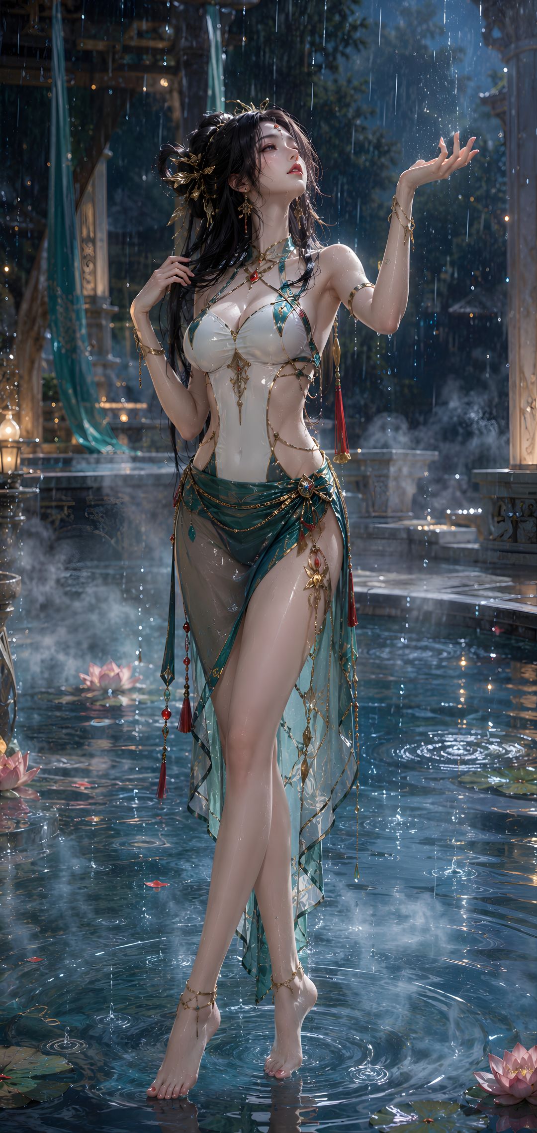 6元勇者限定新皮肤|女魃·青绡浴雨 1