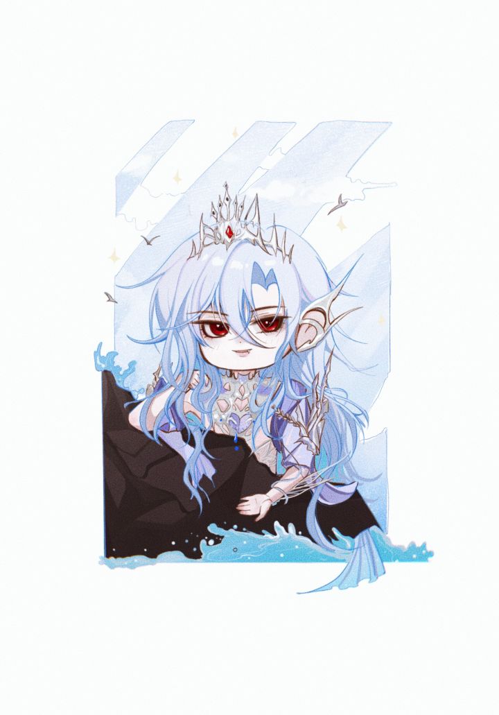 画了Q版的艾尔(´｡✪ω✪｡｀)截图