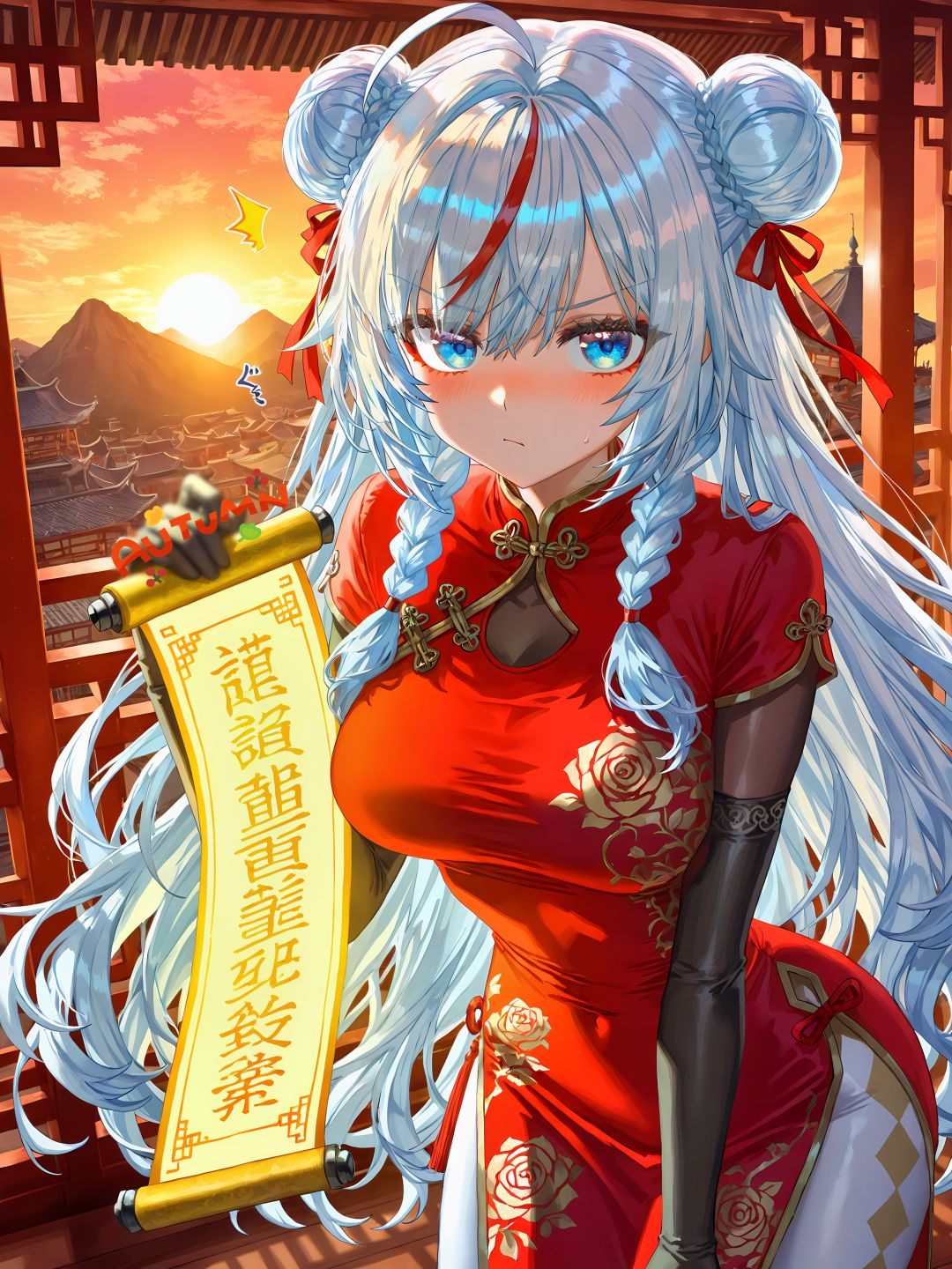 【07】😊逐渐喜欢上这身旗袍了呢…… 1