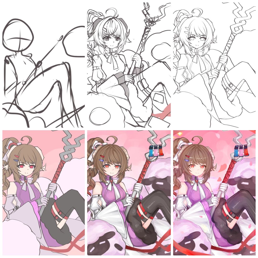 画了小羊~ 2