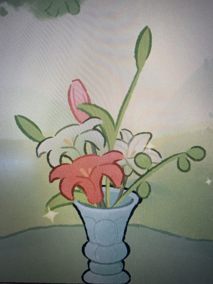 电脑插花截图