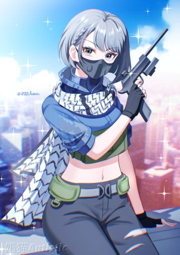 【黑夜之子创作征集】画了三角洲行动的骇爪