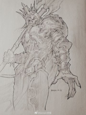 临摹了一只李奥瑞克