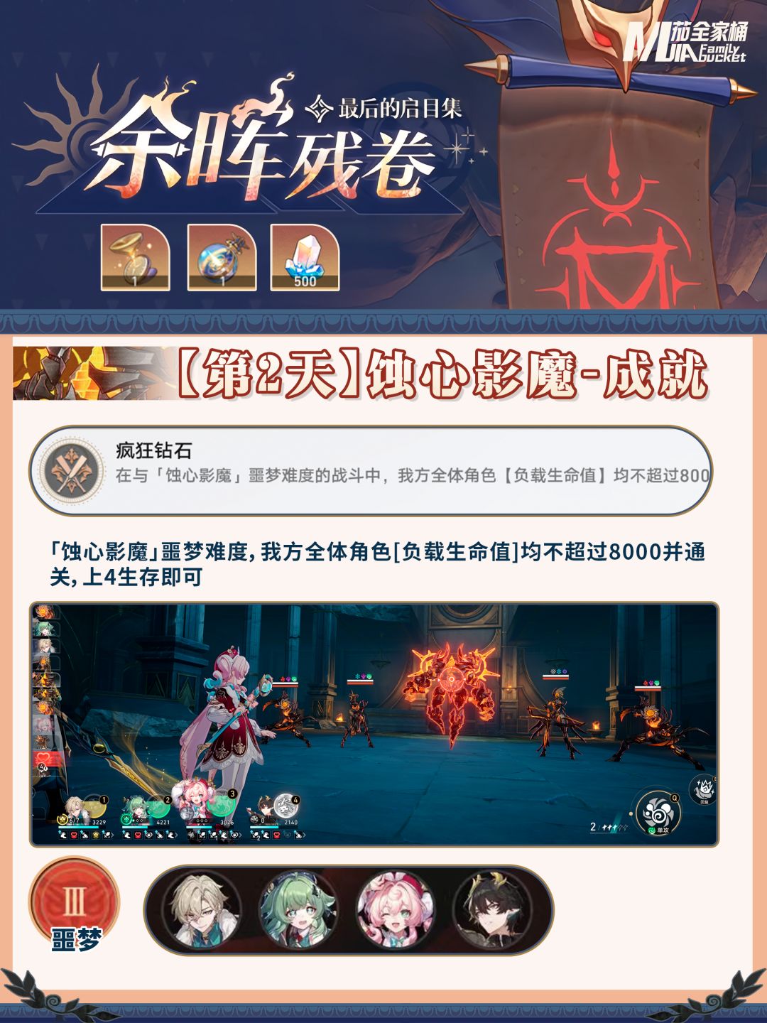 【V3.8攻略】「余晖残卷」第1-2关活动攻略 3