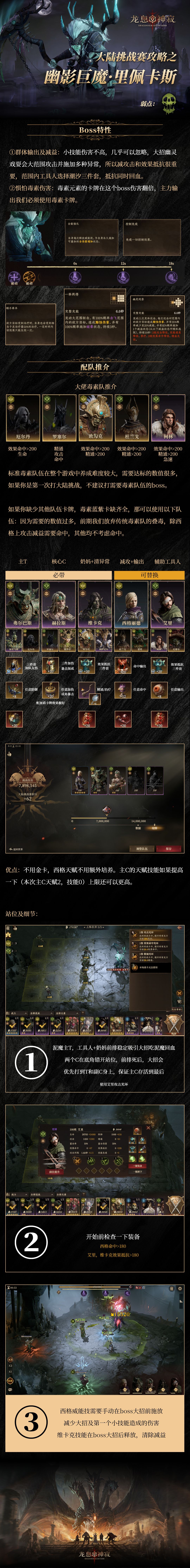 这是你打boss需要的阵容截图