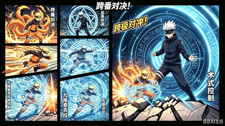 【跨番对决】漩涡鸣人VS五条悟截图
