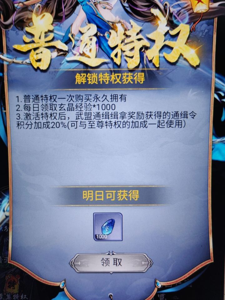 武盟通缉特权是不是没生效啊截图