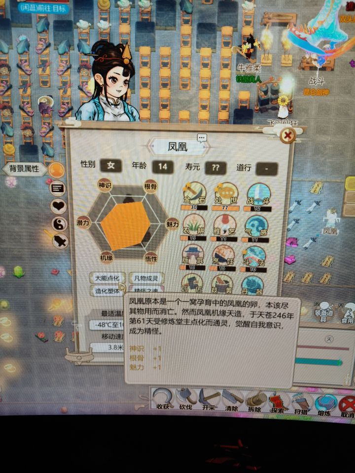 这么看 凤凰还是很可爱的#游戏日常截图