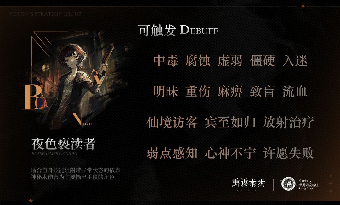 可以触发夜色亵渎者心相增幅的debuff一览 3