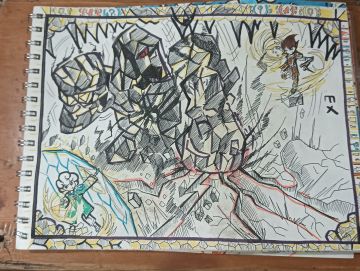 八年级下册画的，画的不好轻点喷（共五图）