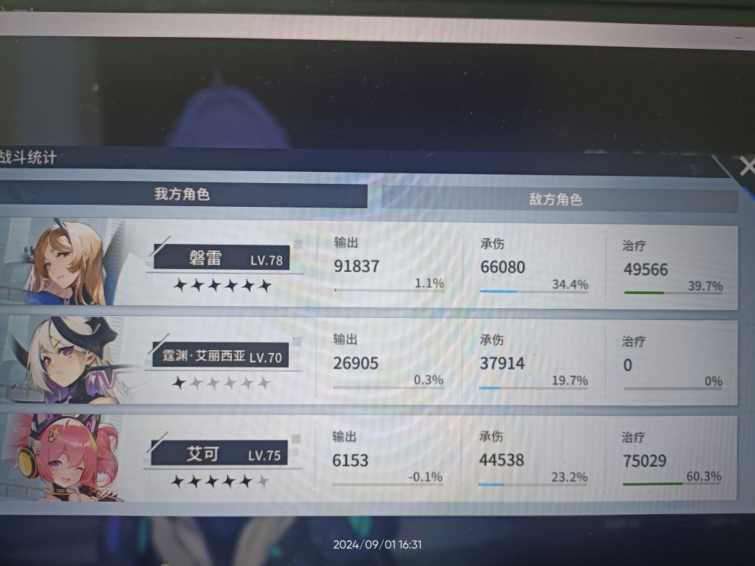 小BUG艾可伤害显示是负百分比🤔 2