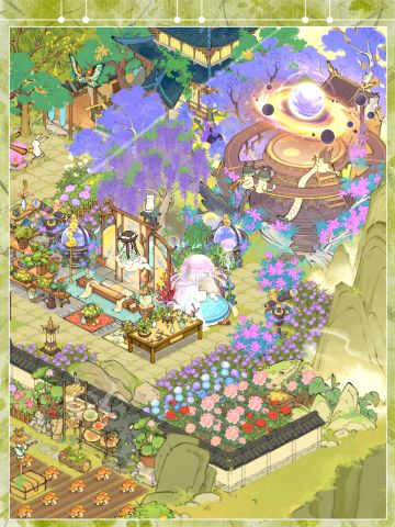 绝绝子紫色布局，种田🌾养花🌸观星🌟