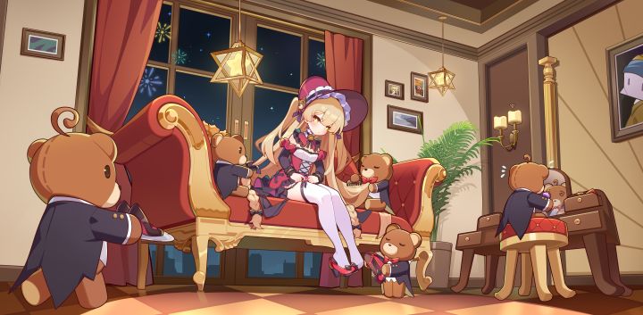 【盲盒派对】 日露霞「小熊千金」服饰动态展示截图