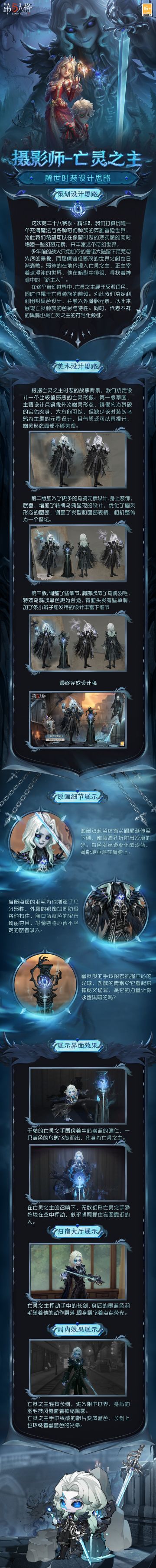 【第二十八赛季·精华2】稀世时装、奇珍时装及【稀世时装】守墓人-半精灵骑士的设计思路分享！
欢迎来到书中的冒险世界~
#第五人格设计思路##第五人格#