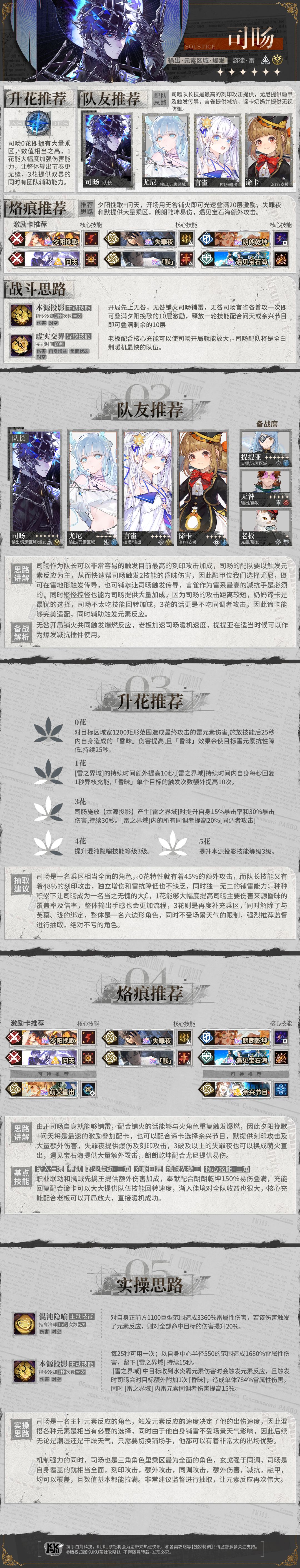白荆回廊|司旸配队攻略截图