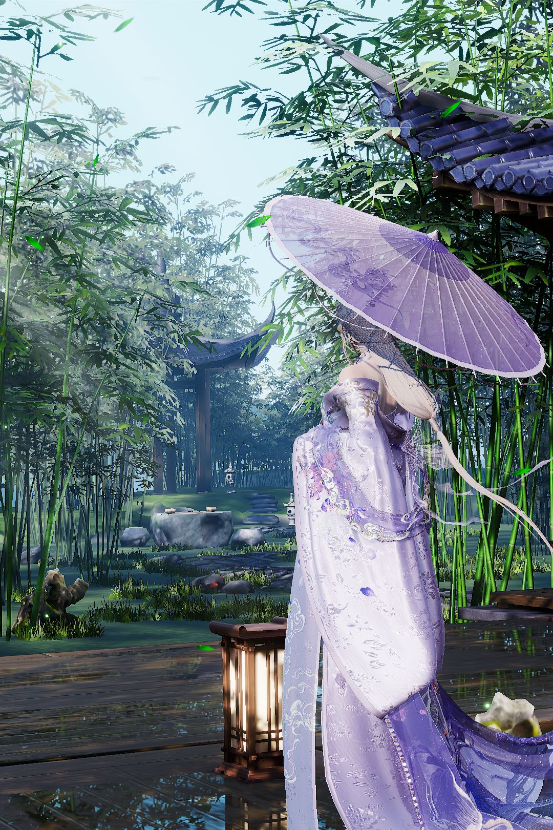 【烟雨竹坞】 1