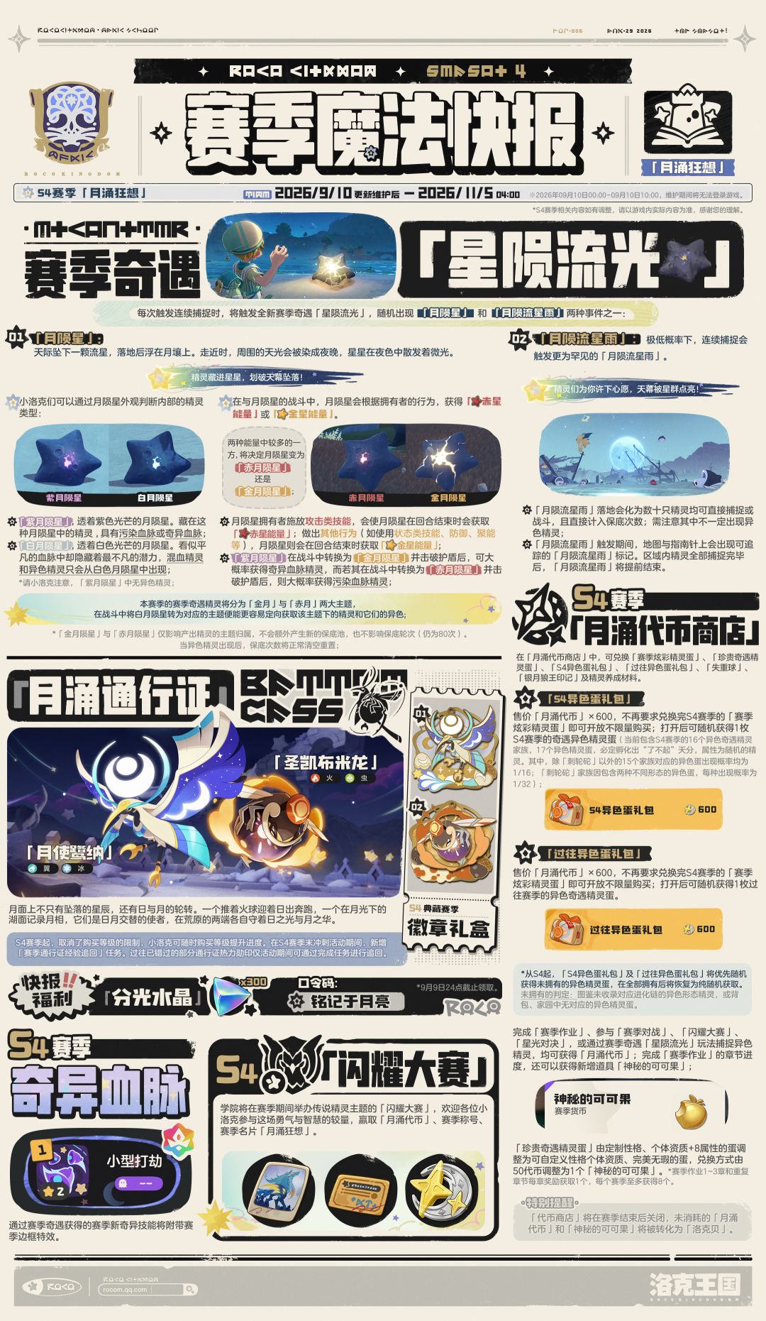 S4赛季「月涌狂想」魔法快报 2