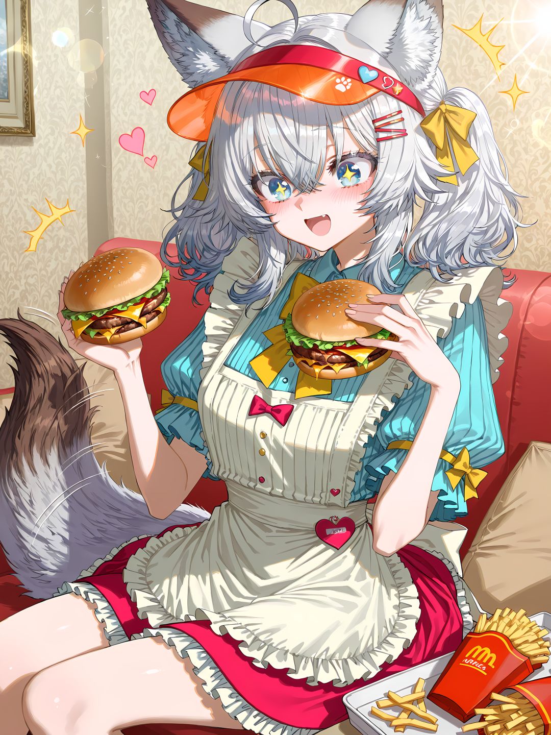 【07】🤤两个大汉堡…我忍不住啦！❤️🍔 3