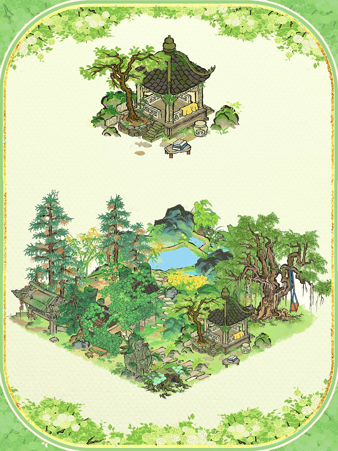 石刻亭|这几个建筑应该是一套的吧 1