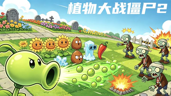 歪比巴卜,植物大战僵尸2梦回当年截图