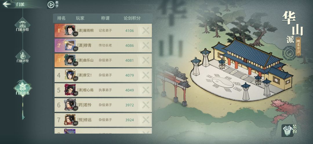 赛季结束,新秀论剑门派灭门 2