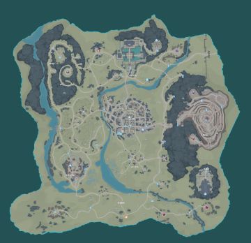 诺丁城所有资源分布图