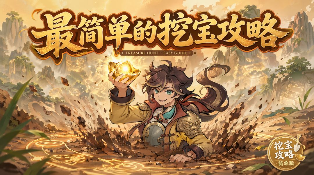 【道友攻略】最简单的挖宝攻略截图