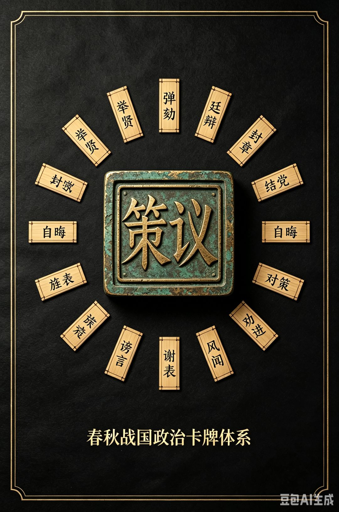 出一个新分类代表文人政客(政治牌) 1