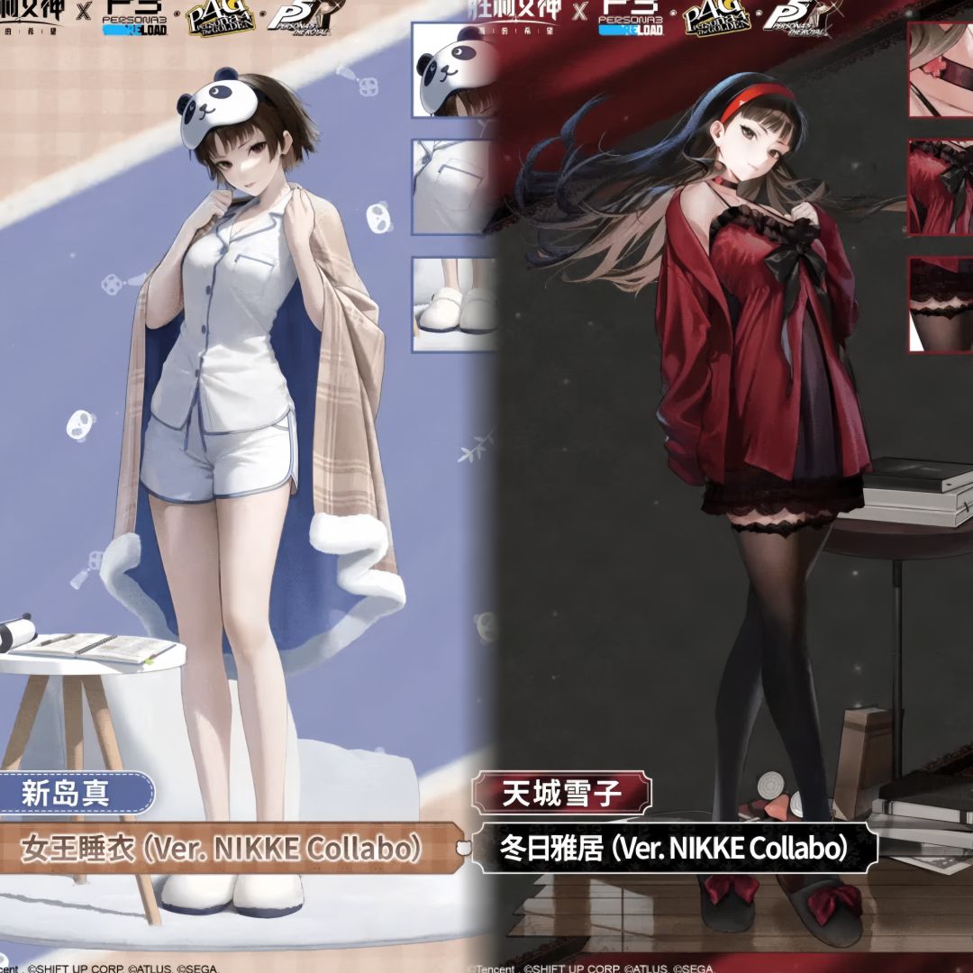 温柔雪子vs软萌真姐!胜利女神联动时装曝光 1
