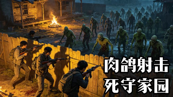 肉鸽射击游戏,简单操作内核深,一起来死守丧尸!截图