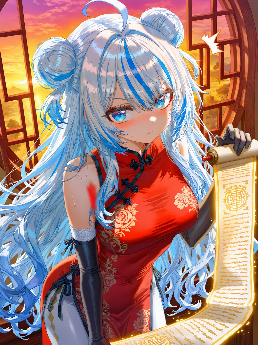 【07】😊又穿旗袍了, 周末快乐。 3