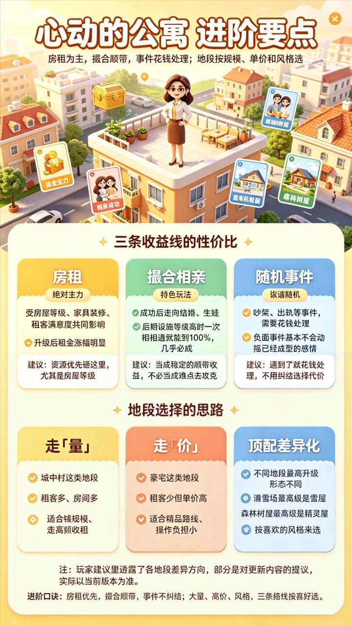 心动的公寓 进阶要点:房租为主,撮合顺带截图