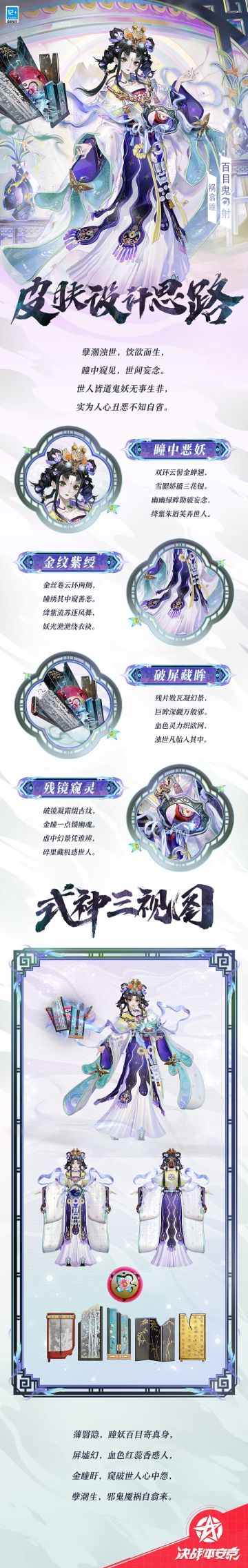 百目鬼「祸翕瞳」设计思路