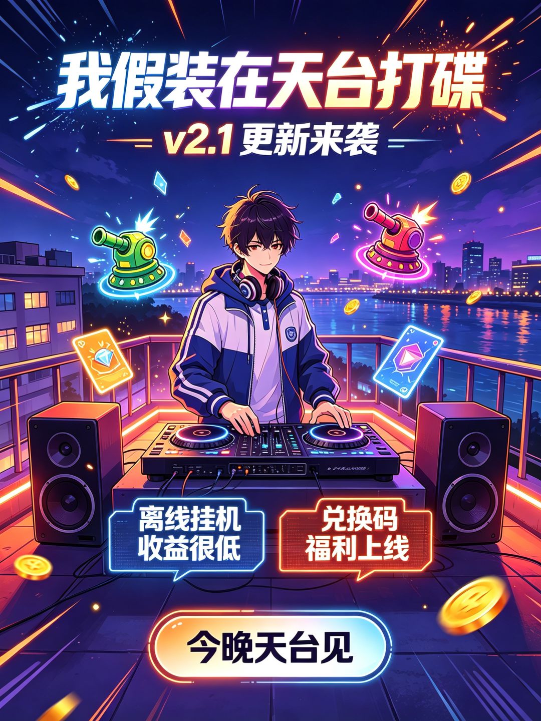 《我在天台假装打碟》v2.1 更新日志 1