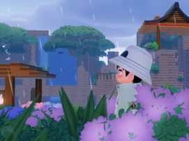 一程山路，蒙蒙春雨