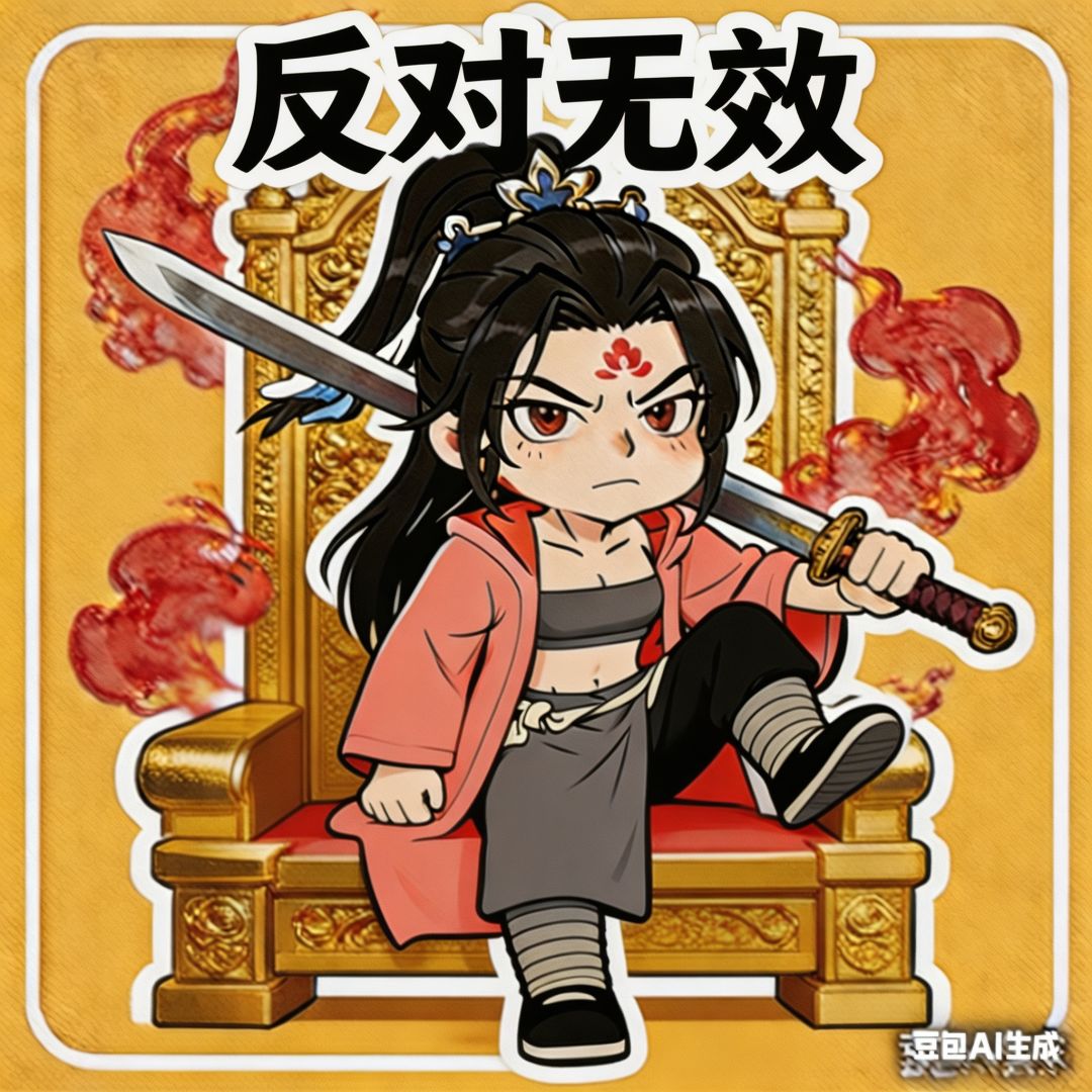 用女儿做的小表情包。希望能得到支持。 3