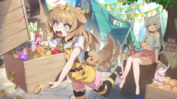 嘟嘟脸恶作剧公测纪念贺图