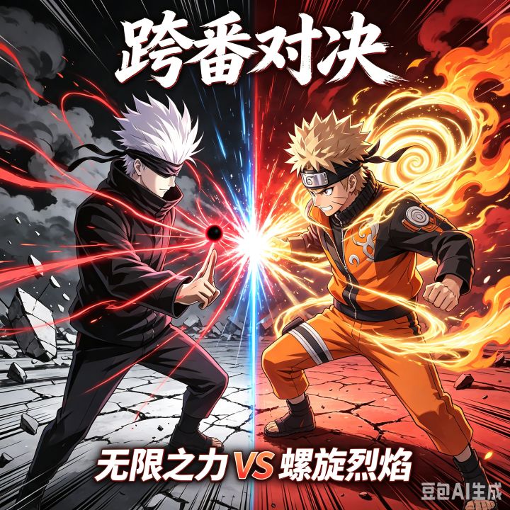【跨番对决】五条悟 VS 漩涡鸣人截图