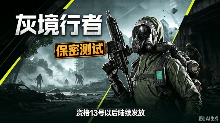 灰境行者首测是保密测试,拿到资格也不能直播截图