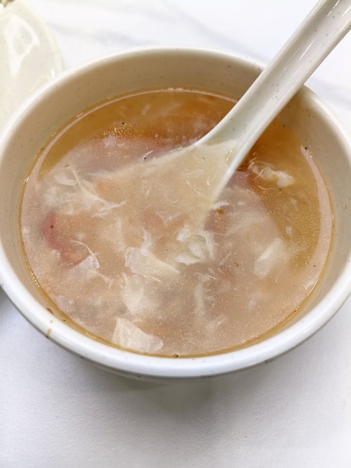 今天吃的西红柿鸡蛋汤截图
