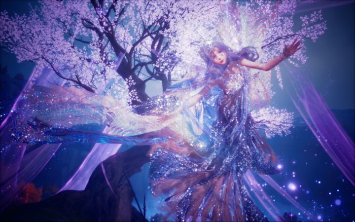 紫色系 是女神暖暖截图