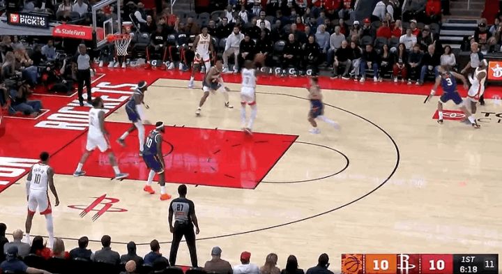 12月6日NBA赛事精彩瞬间截图