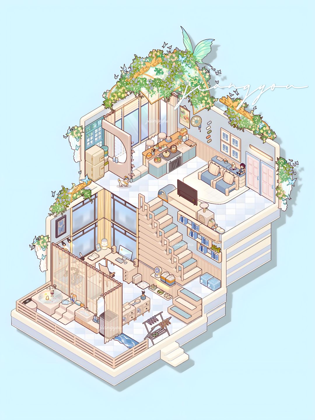 今天住在老是和我斗嘴的哥哥家 1