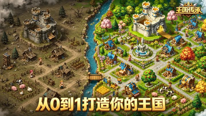 从0到1打造你的王国！种田+打架+养家族，直接一锅炖！截图
