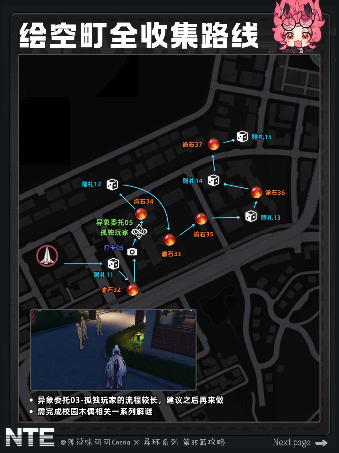 【异环】绘空町100%全收集路线 5