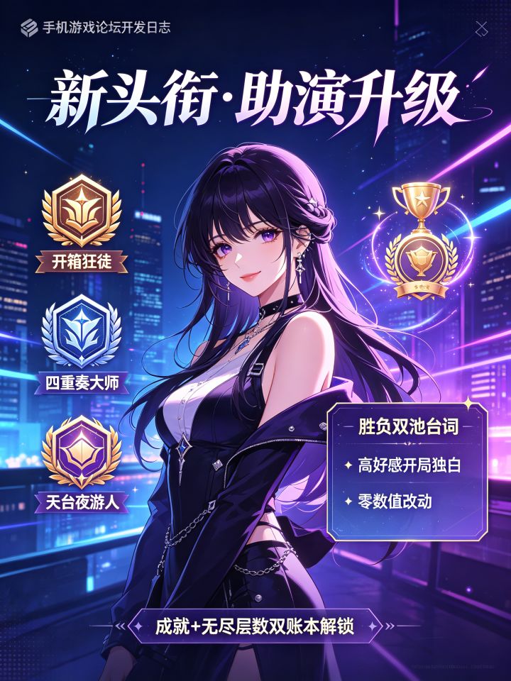 【开发日志v3.6】天台霓虹昼夜上线!截图