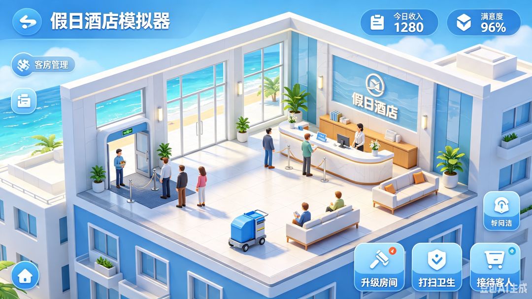 模拟经营:假日酒店 2